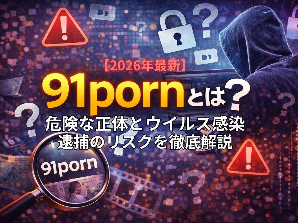 91pornとは？危険な正体とウイルス感染・逮捕のリスクを徹底解説【2026年最新】
