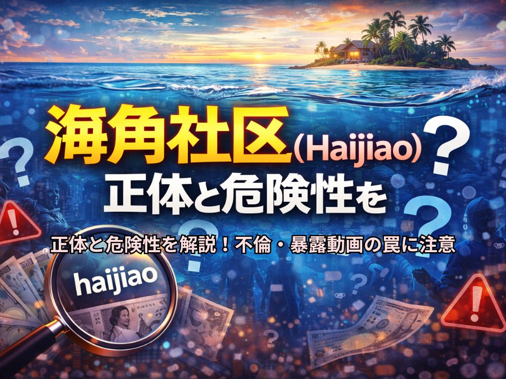 海角社区（Haijiao）とは？正体と危険性を解説！不倫・暴露動画の罠に注意