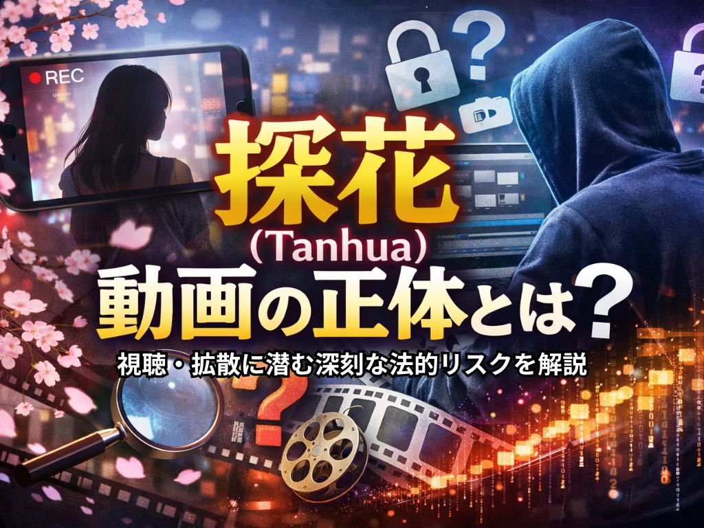 探花(Tanhua)動画の正体とは？視聴・拡散に潜む深刻な法的リスクを解説